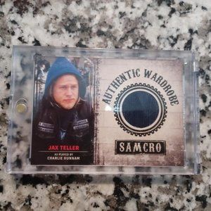SOA Charlie Hunnam Jax Teller SAMCRO Authentic Wardrobe Card Nr.Mint/Mint